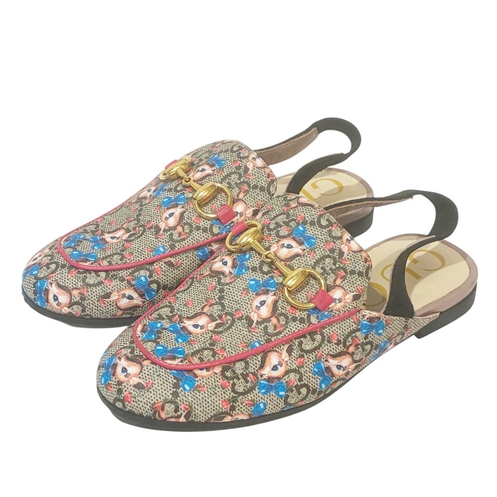 Gucci Girl Princetown Multicolored Slipper 28 EU / 11 US – Sling Back Slip On‎